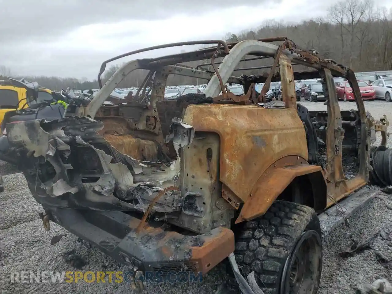 3 fotografías del automóvil dañado 1FMDE5DH9NLB79043 FORD BRONCO 2022