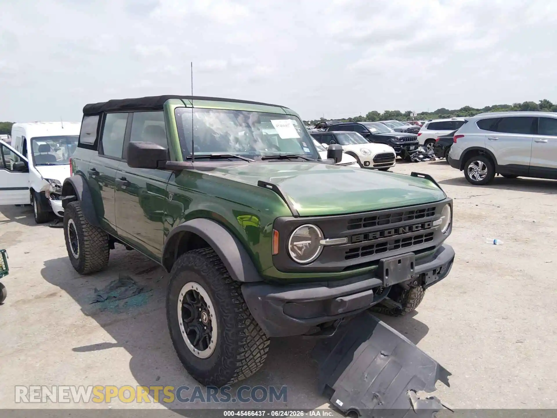 1 Photograph of a damaged car 1FMDE5DHXNLB15500 FORD BRONCO 2022