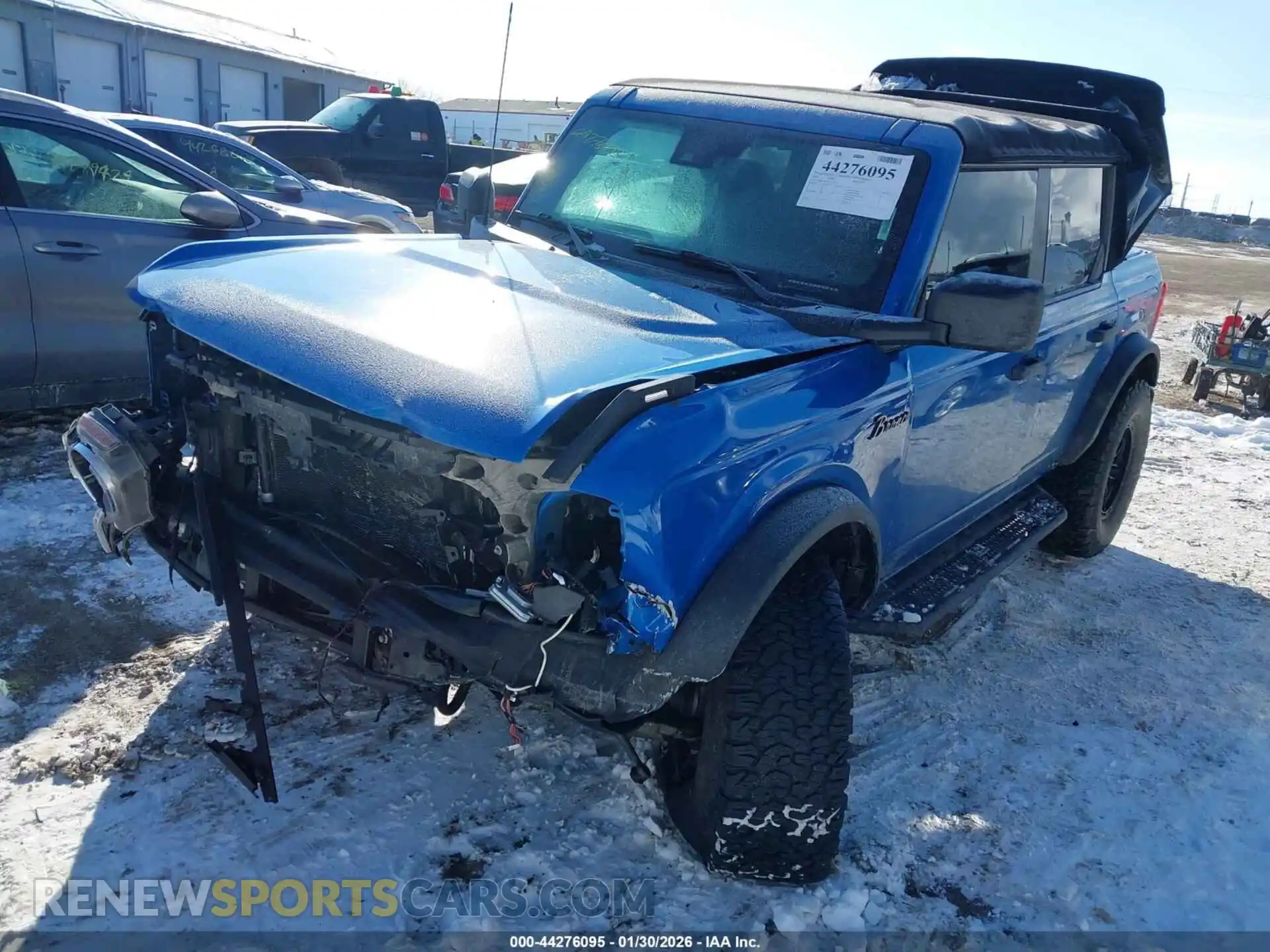 2 Photograph of a damaged car 1FMEE5BP0NLA74180 FORD BRONCO 2022