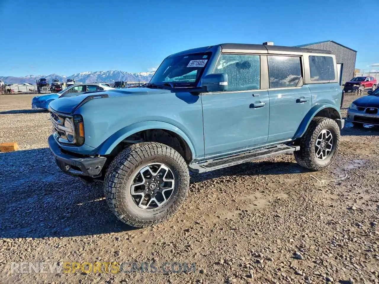 1 Photograph of a damaged car 1FMEE5BP5NLB36849 FORD BRONCO 2022