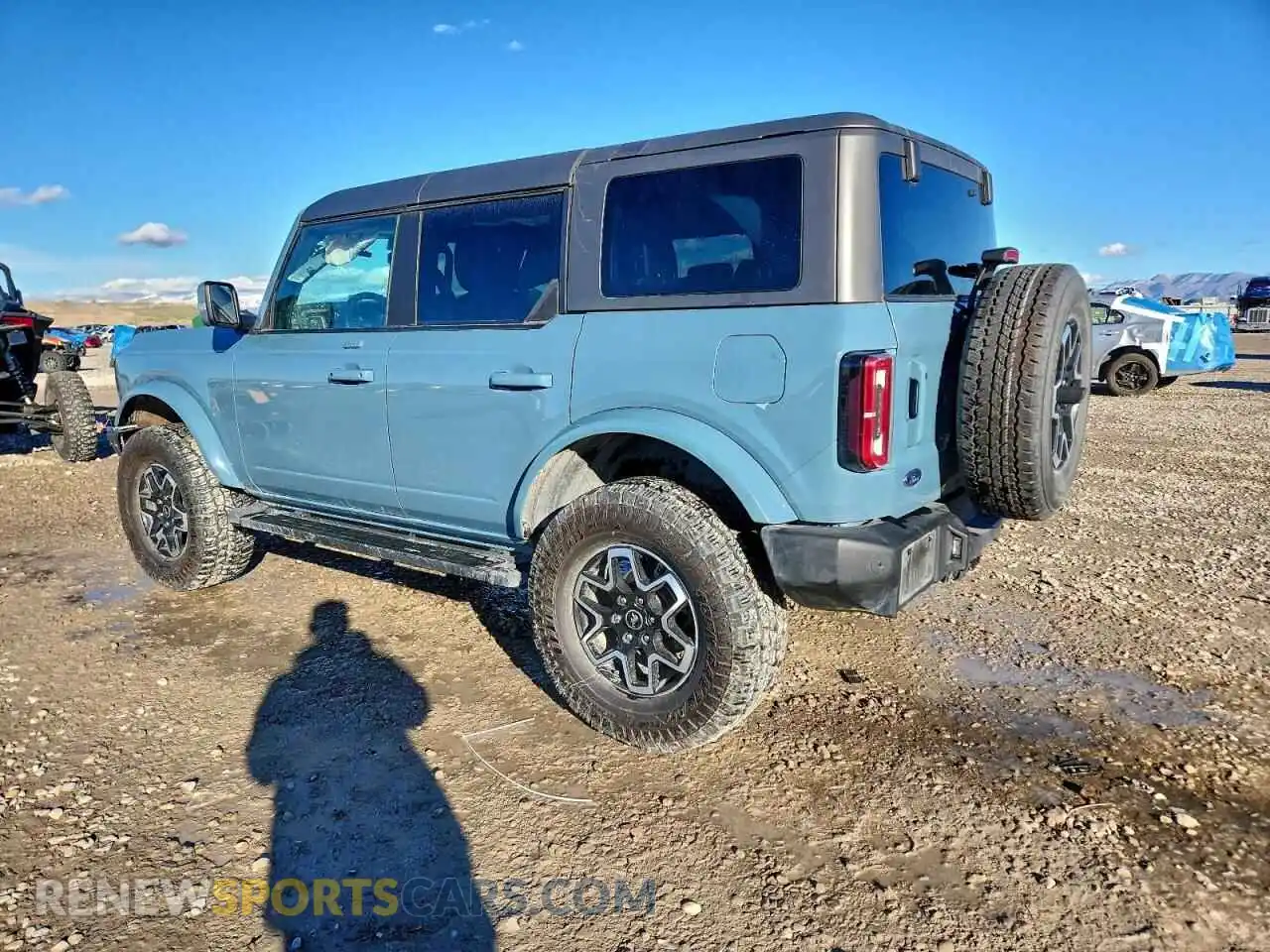 2 Photograph of a damaged car 1FMEE5BP5NLB36849 FORD BRONCO 2022