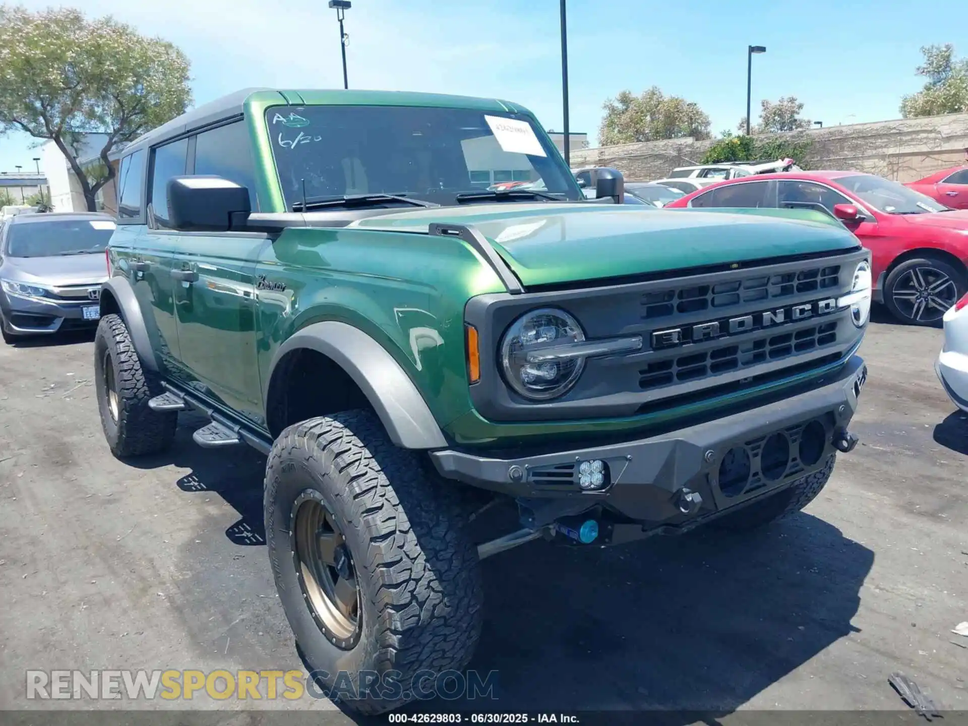 1 Photograph of a damaged car 1FMEE5BP6NLB78463 FORD BRONCO 2022