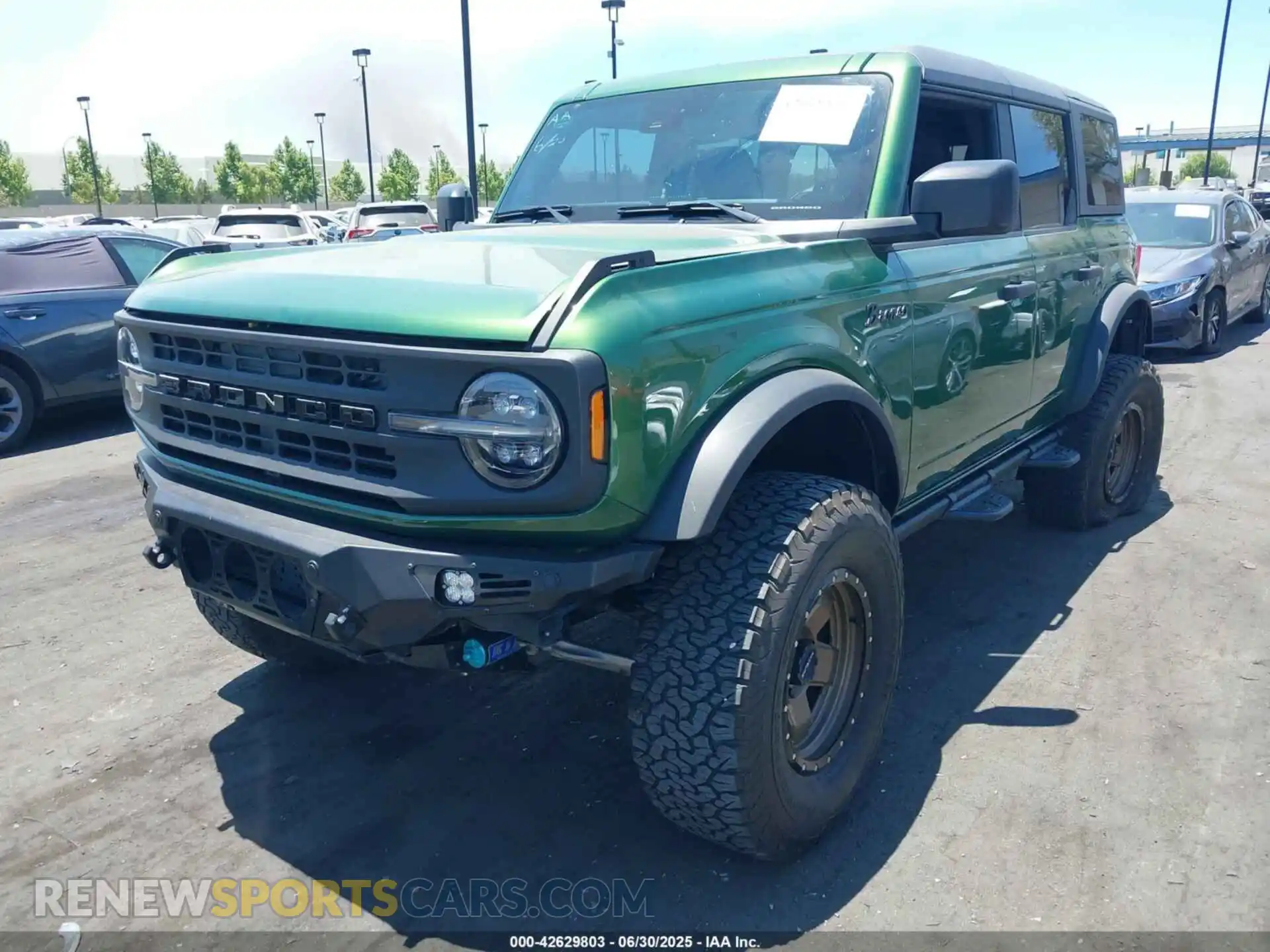2 Photograph of a damaged car 1FMEE5BP6NLB78463 FORD BRONCO 2022