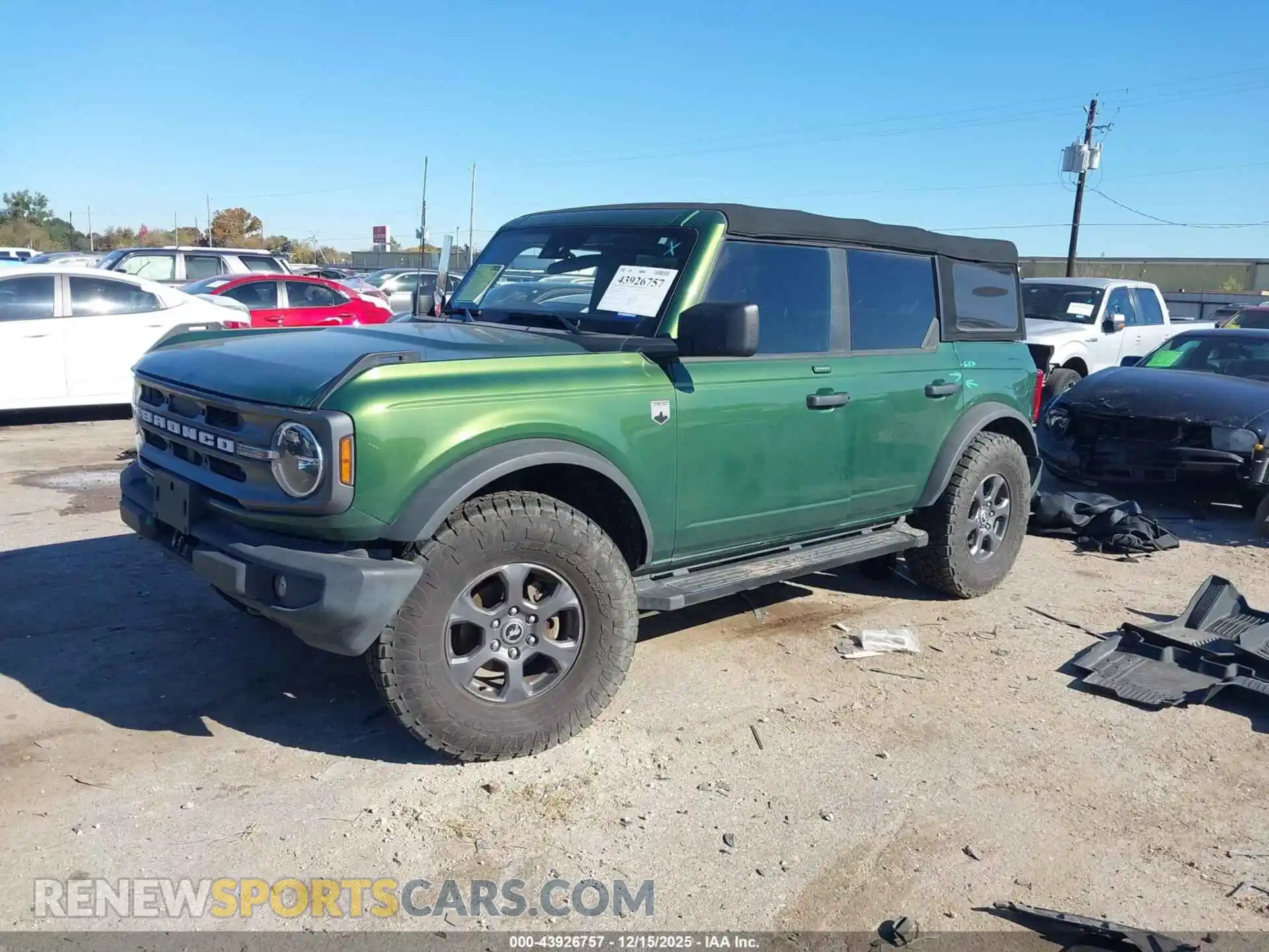 2 Photograph of a damaged car 1FMEE5BP8NLA90188 FORD BRONCO 2022