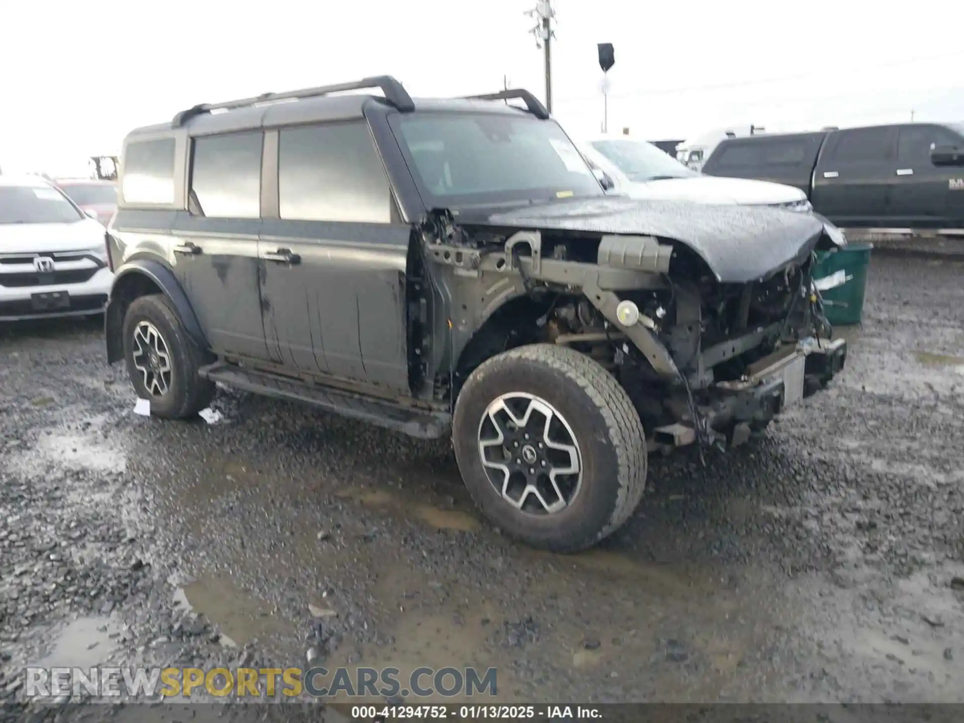 1 fotografías del automóvil dañado 1FMEE5BP9NLB60734 FORD BRONCO 2022