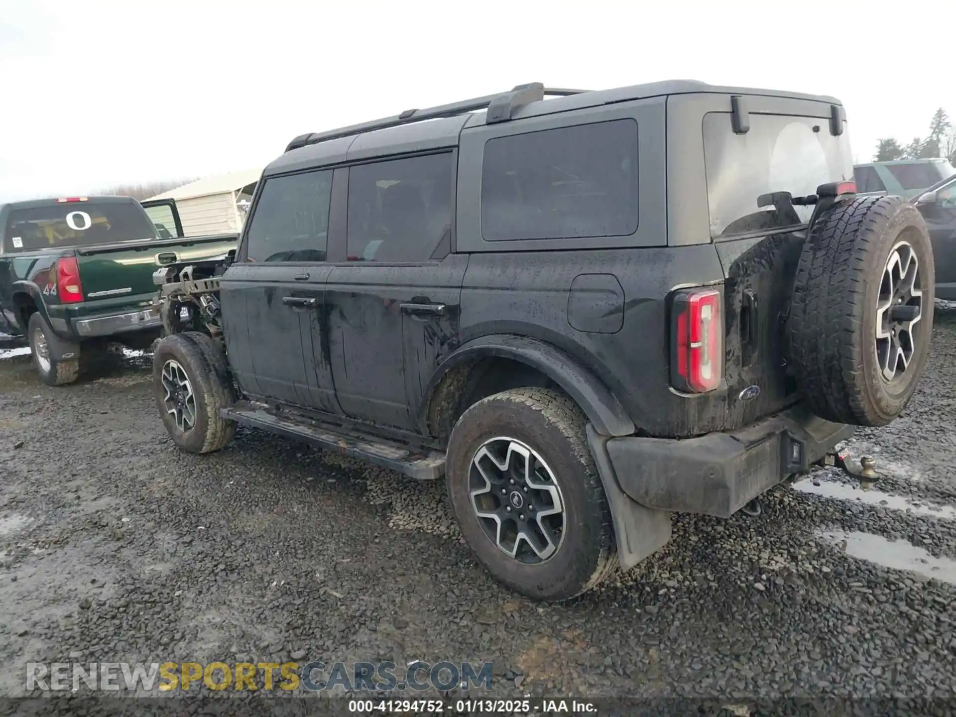 3 fotografías del automóvil dañado 1FMEE5BP9NLB60734 FORD BRONCO 2022
