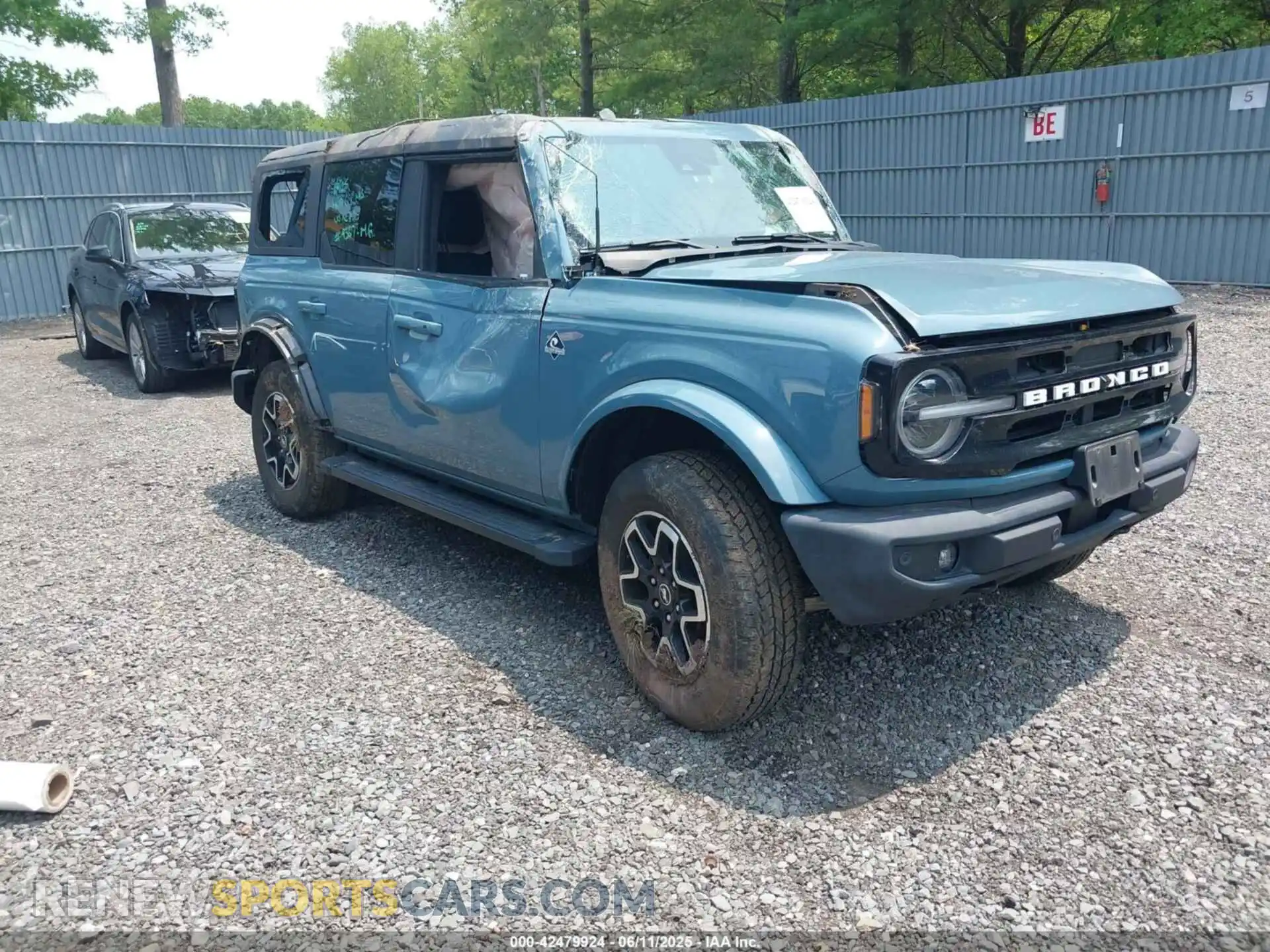 1 Photograph of a damaged car 1FMEE5DP1NLA79367 FORD BRONCO 2022