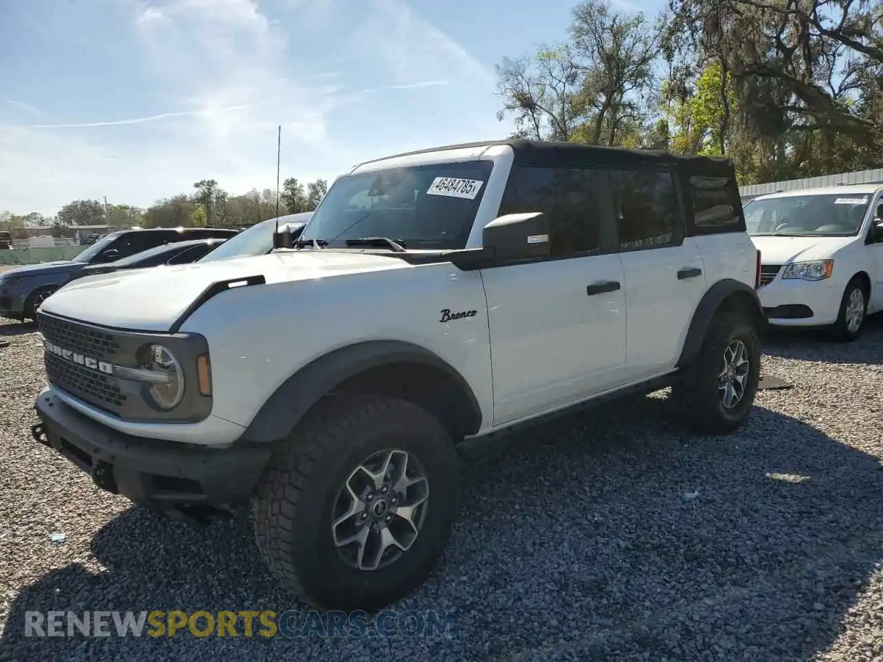 1 Photograph of a damaged car 1FMEE5DP1NLA80860 FORD BRONCO 2022