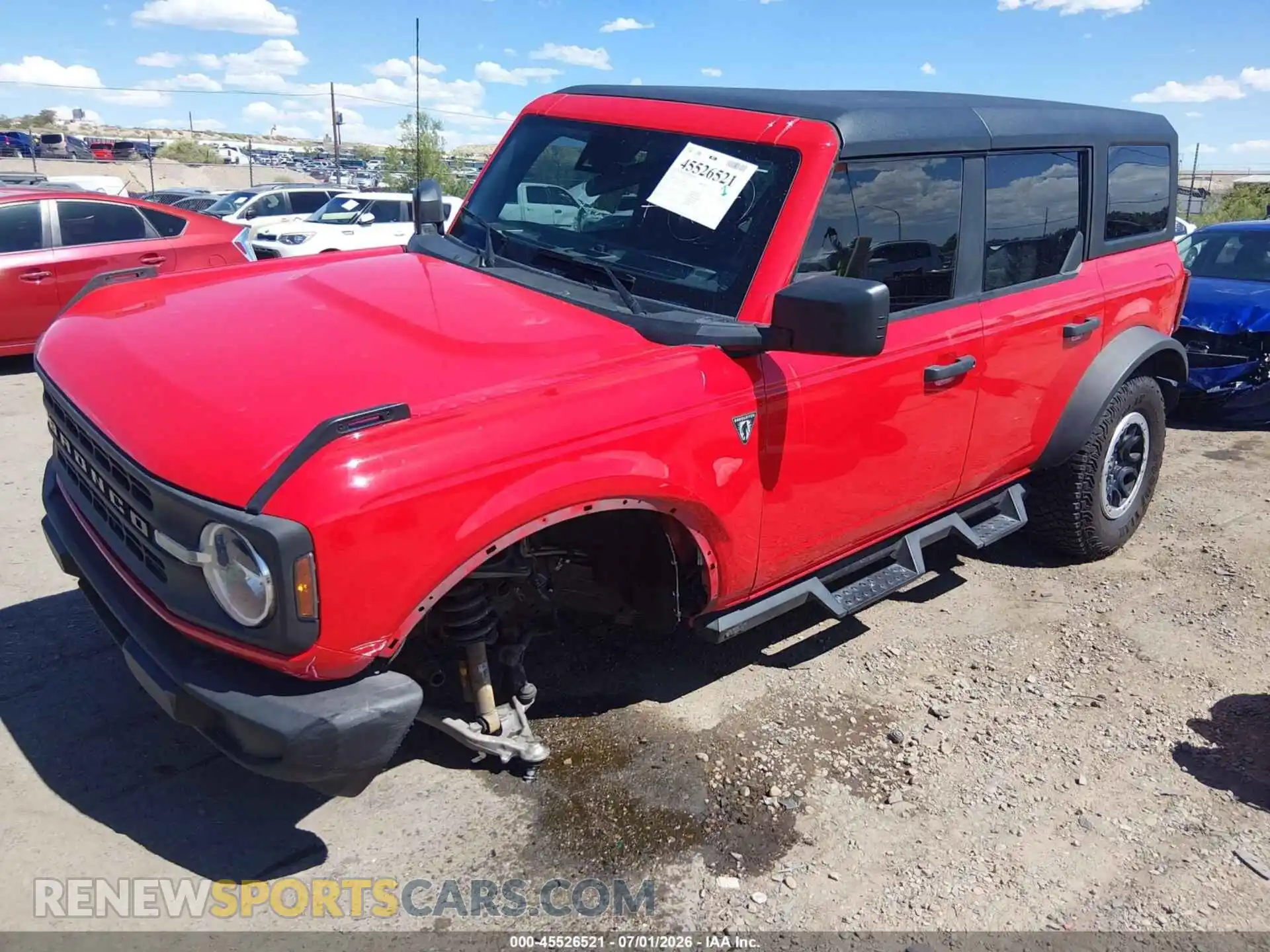 2 Photograph of a damaged car 1FMEE5DP1NLA94001 FORD BRONCO 2022
