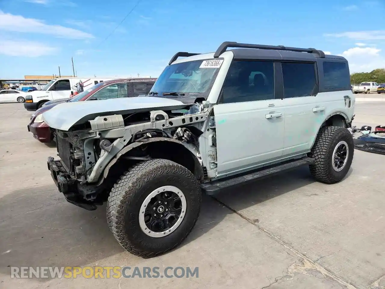 1 fotografías del automóvil dañado 1FMEE5DP4NLB06187 FORD BRONCO 2022