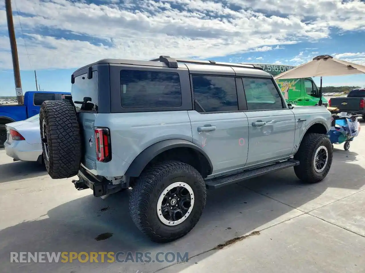 3 fotografías del automóvil dañado 1FMEE5DP4NLB06187 FORD BRONCO 2022