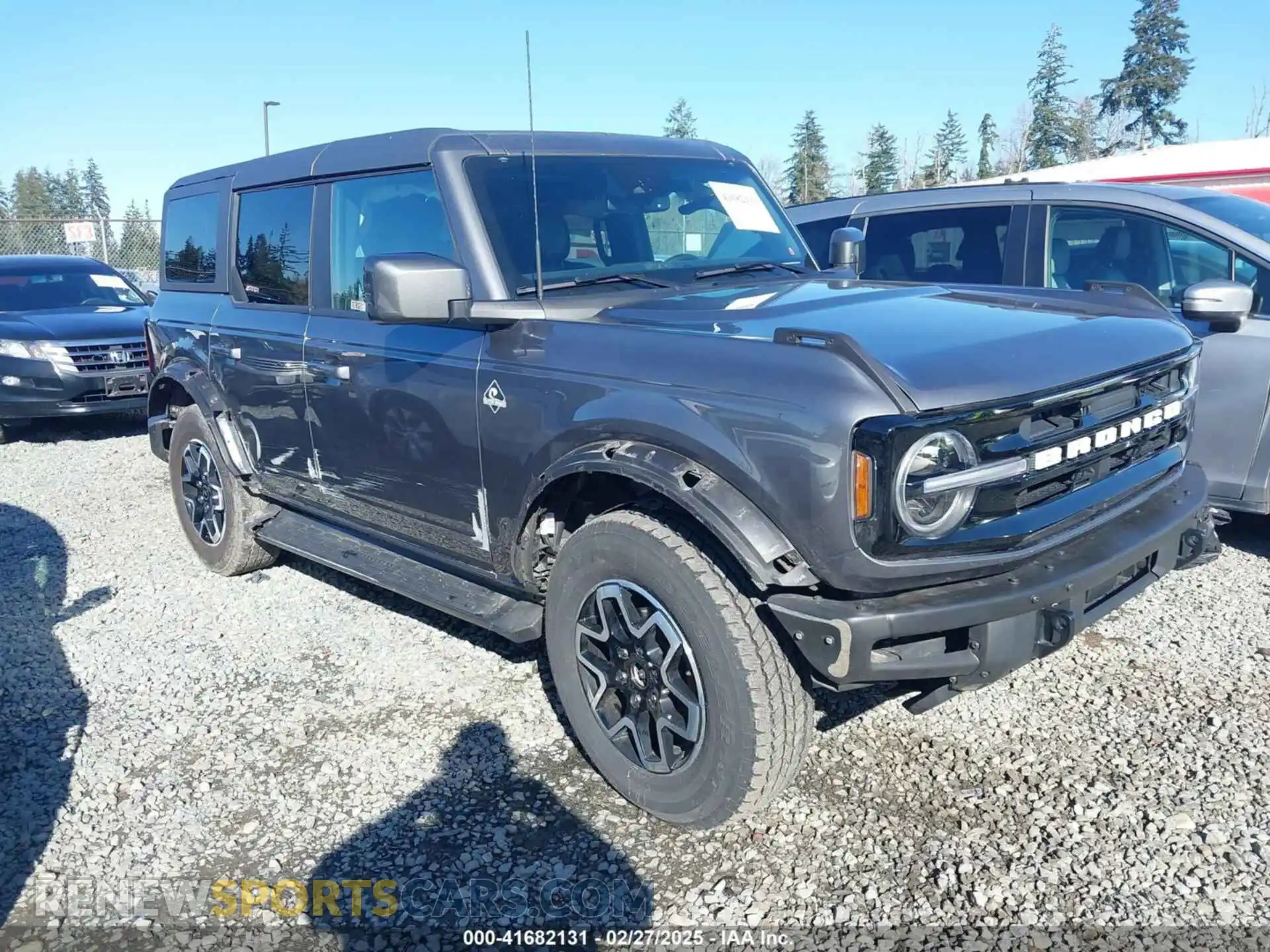 1 Photograph of a damaged car 1FMEE5DP5NLB24049 FORD BRONCO 2022