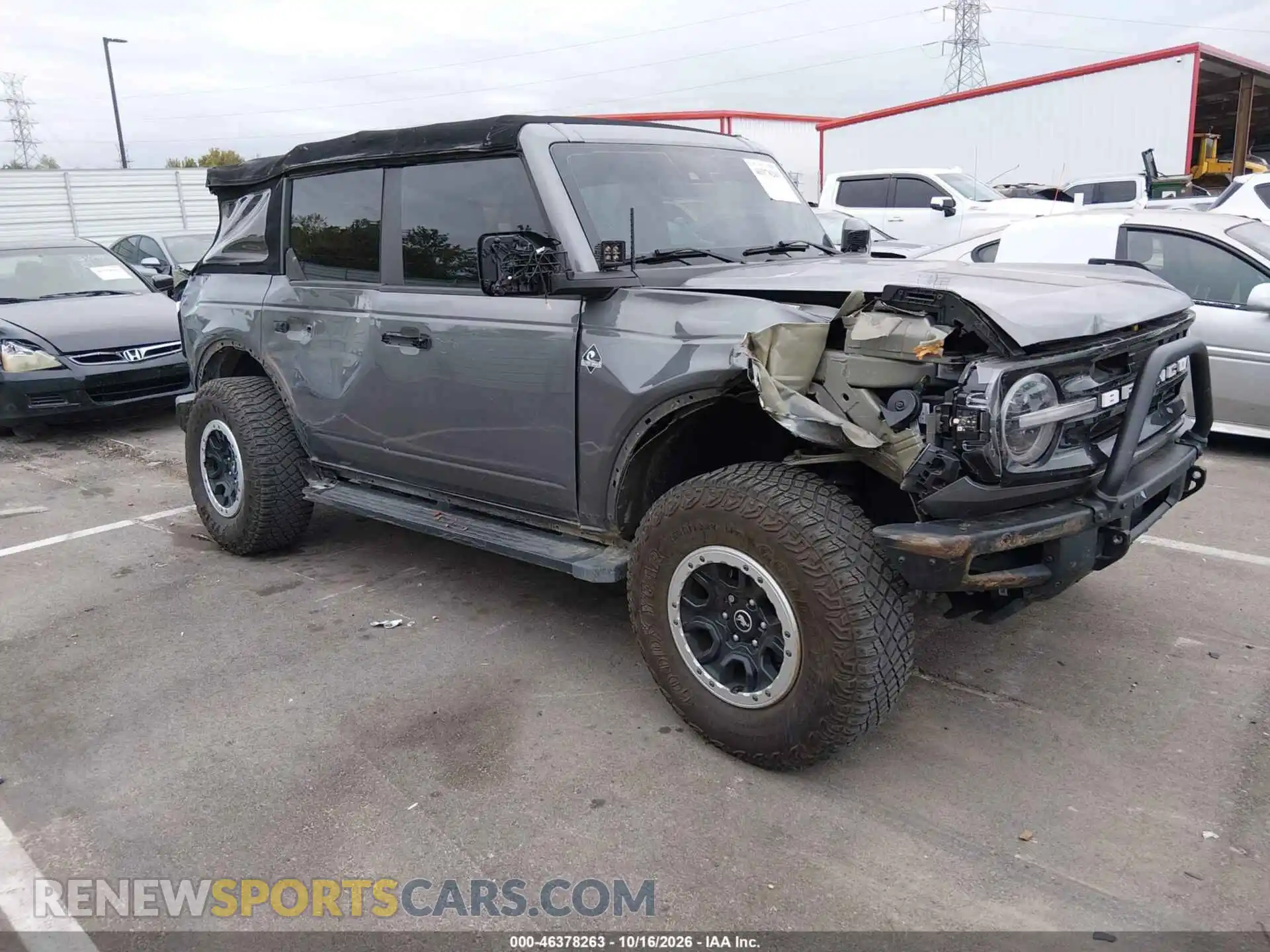 1 Photograph of a damaged car 1FMEE5DP6NLB50496 FORD BRONCO 2022