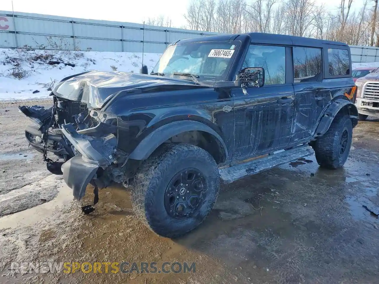 1 Photograph of a damaged car 1FMEE5DP8NLB08945 FORD BRONCO 2022