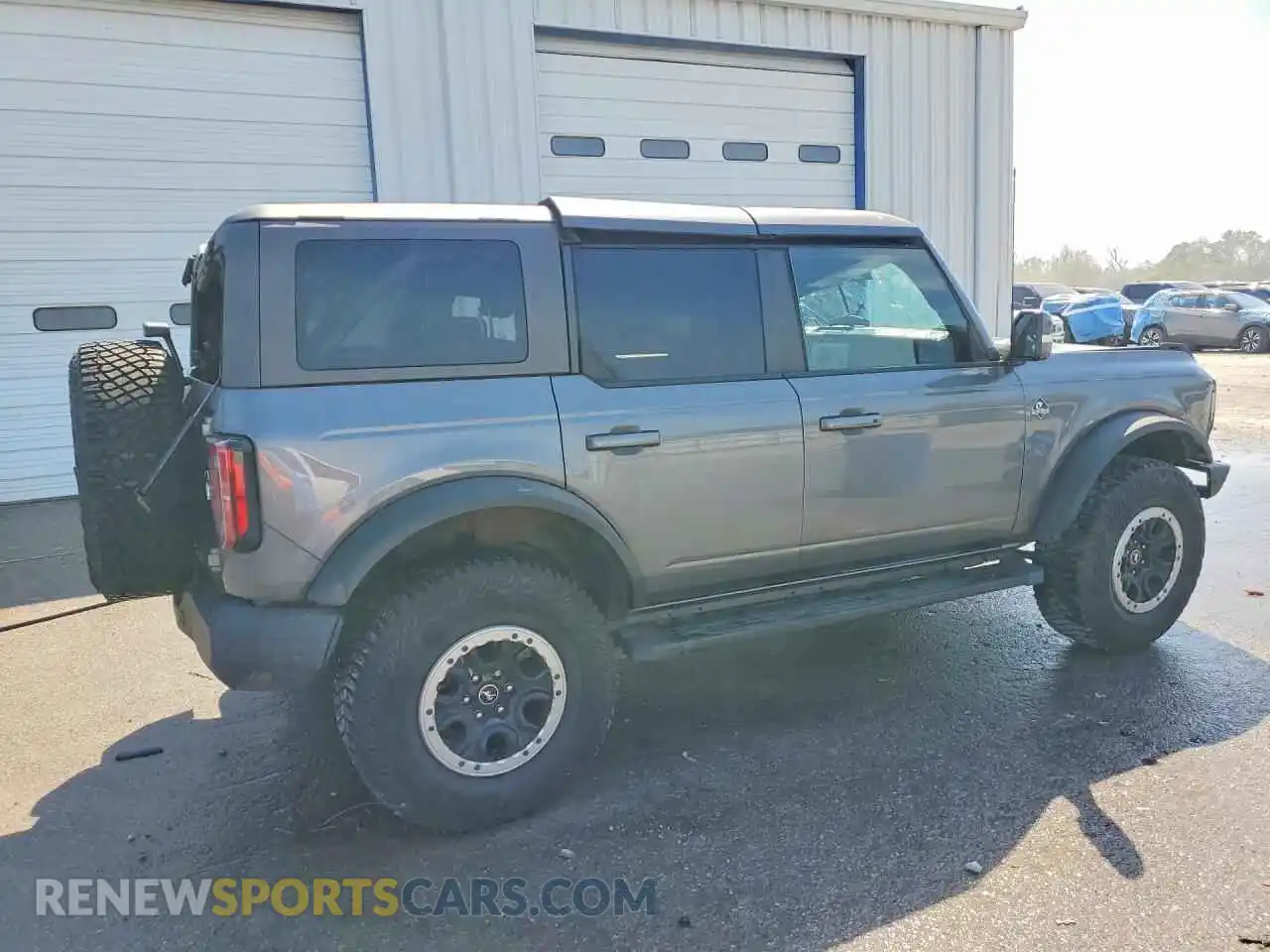3 Photograph of a damaged car 1FMEE5DP9NLB28461 FORD BRONCO 2022