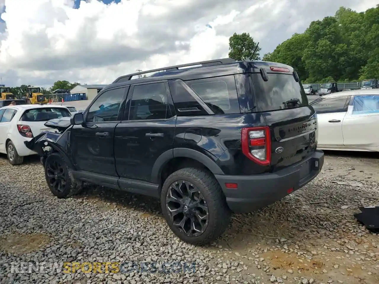 2 Photograph of a damaged car 3FMCR9A65NRD31007 FORD BRONCO 2022