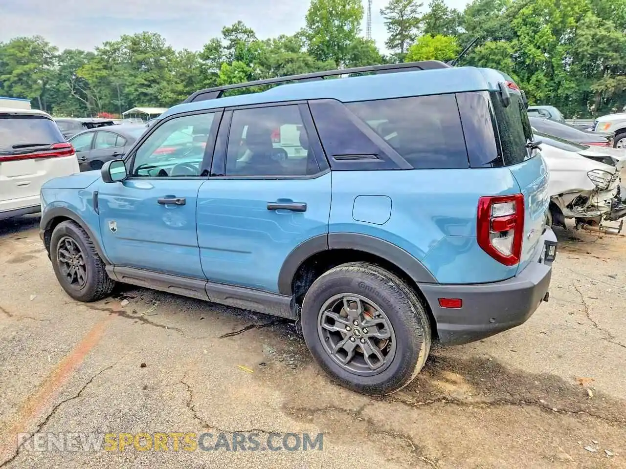 2 Photograph of a damaged car 3FMCR9B60NRE17520 FORD BRONCO 2022