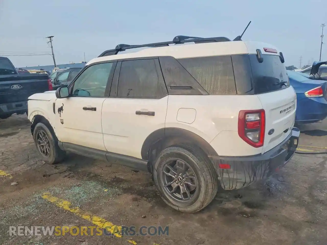 2 Photograph of a damaged car 3FMCR9B60NRE20336 FORD BRONCO 2022