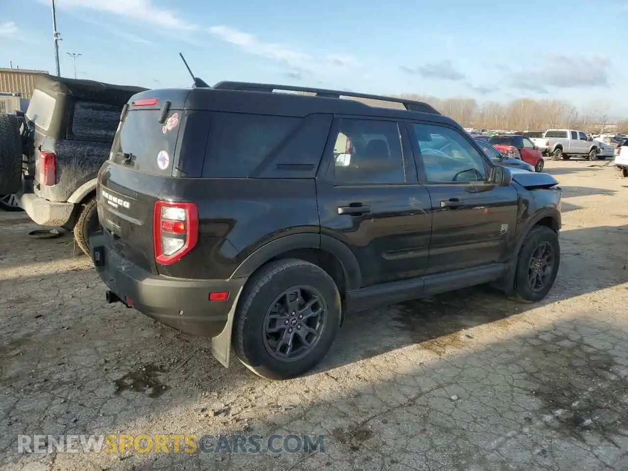 3 Photograph of a damaged car 3FMCR9B62NRD96587 FORD BRONCO 2022
