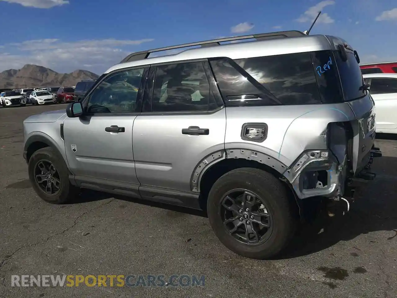 2 Photograph of a damaged car 3FMCR9B62NRE14750 FORD BRONCO 2022