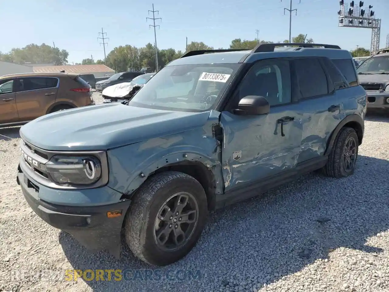 1 Photograph of a damaged car 3FMCR9B62NRE35923 FORD BRONCO 2022