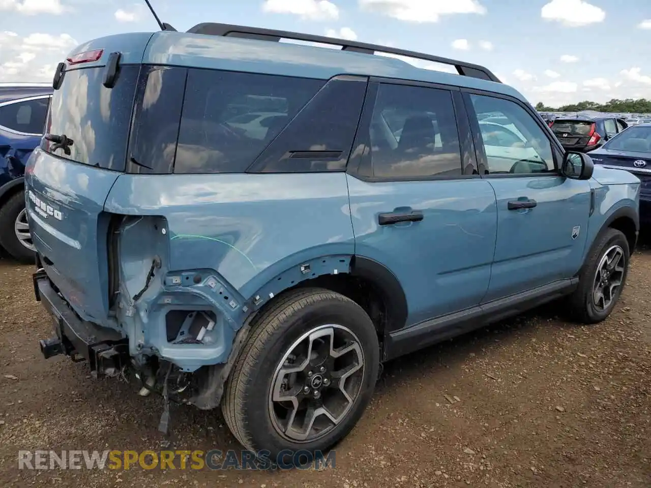 3 Photograph of a damaged car 3FMCR9B63NRD91141 FORD BRONCO 2022