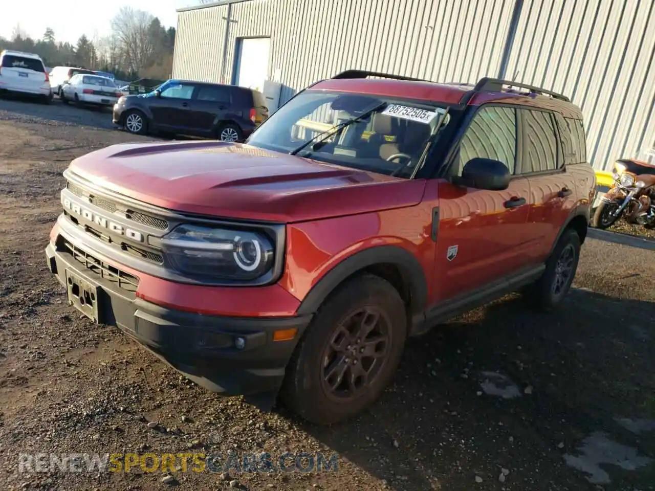 1 Photograph of a damaged car 3FMCR9B63NRE09718 FORD BRONCO 2022