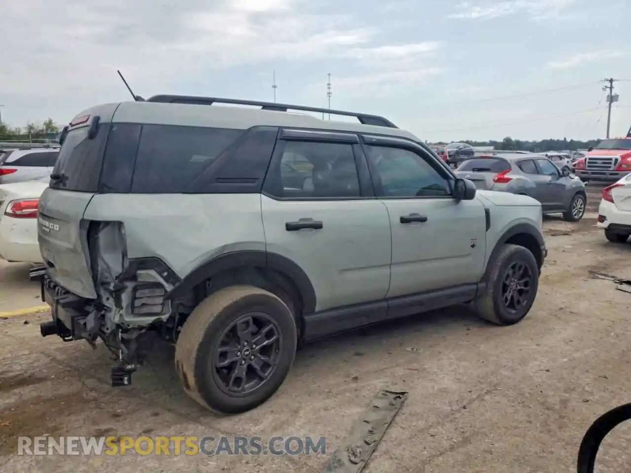 3 fotografías del automóvil dañado 3FMCR9B63NRE20251 FORD BRONCO 2022