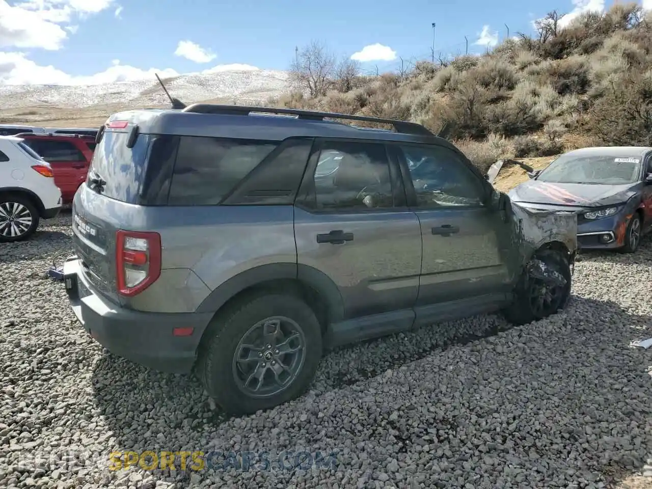 3 Photograph of a damaged car 3FMCR9B64NRD04511 FORD BRONCO 2022