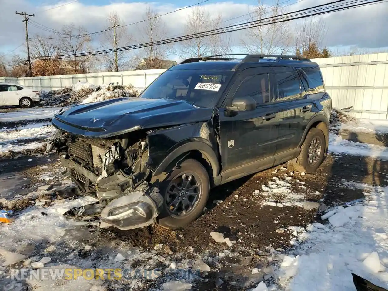1 Photograph of a damaged car 3FMCR9B65NRD19552 FORD BRONCO 2022