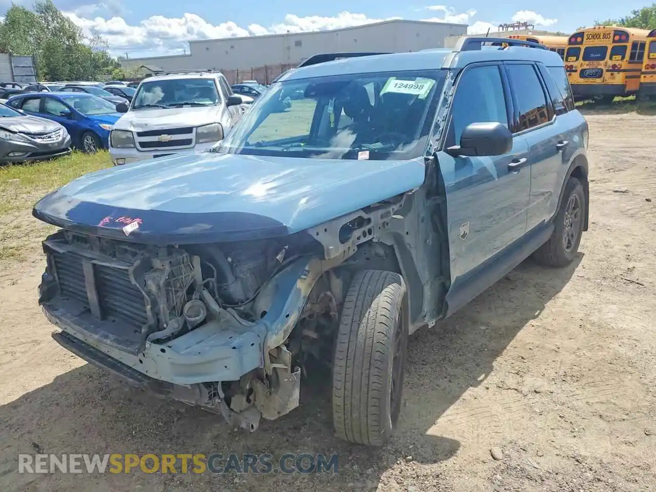 1 fotografías del automóvil dañado 3FMCR9B65NRD31460 FORD BRONCO 2022
