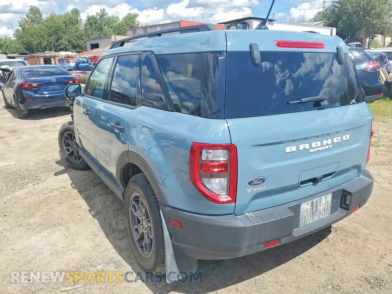 2 fotografías del automóvil dañado 3FMCR9B65NRD31460 FORD BRONCO 2022