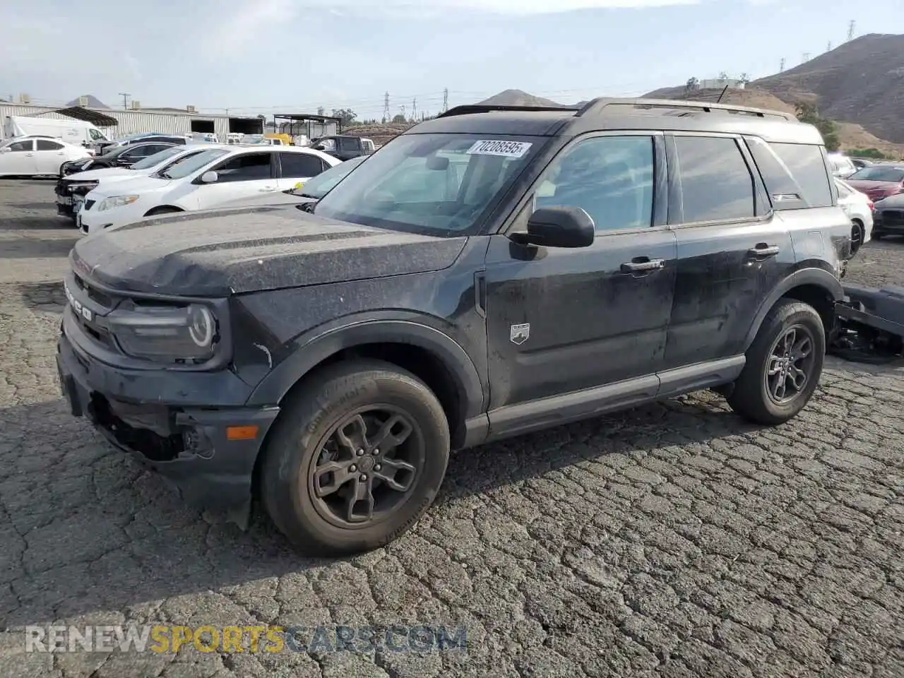 1 Photograph of a damaged car 3FMCR9B65NRE34801 FORD BRONCO 2022