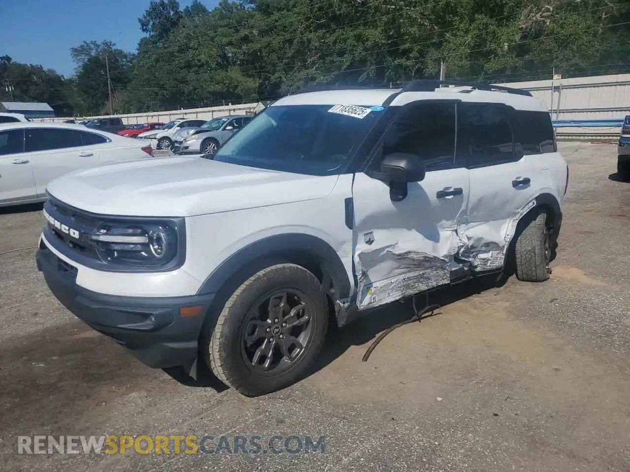 1 Photograph of a damaged car 3FMCR9B66NRD01657 FORD BRONCO 2022