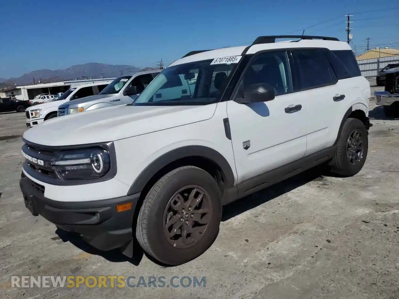 1 Photograph of a damaged car 3FMCR9B66NRE14606 FORD BRONCO 2022