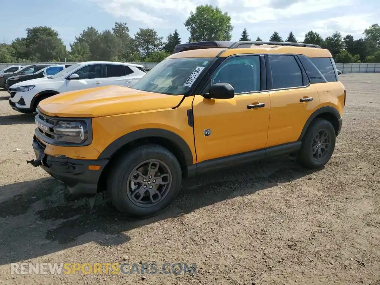 1 Photograph of a damaged car 3FMCR9B66NRE21832 FORD BRONCO 2022