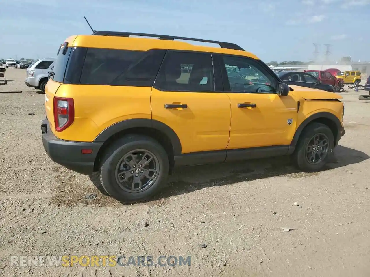 3 Photograph of a damaged car 3FMCR9B66NRE21832 FORD BRONCO 2022