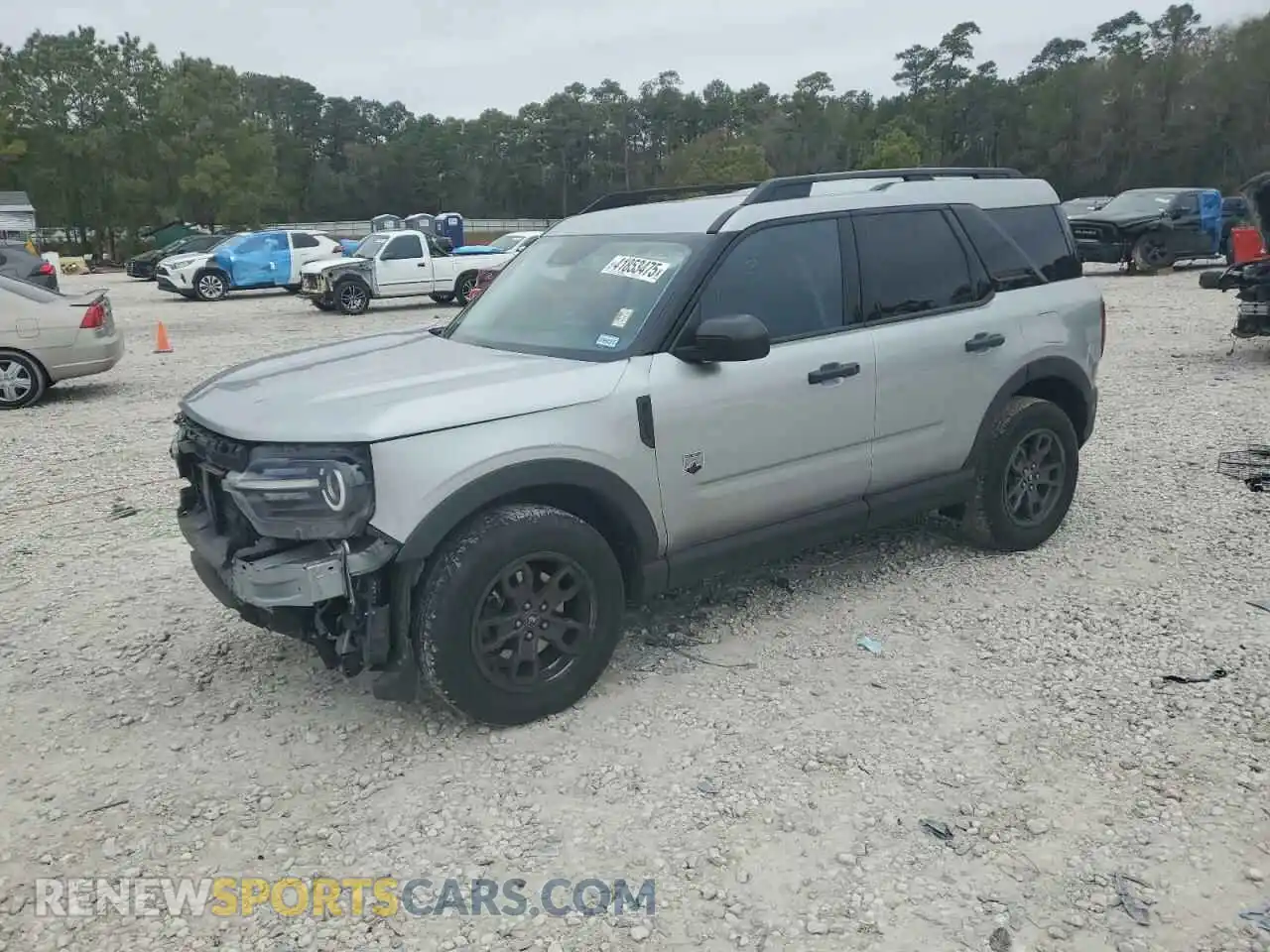 1 Photograph of a damaged car 3FMCR9B68NRE03753 FORD BRONCO 2022