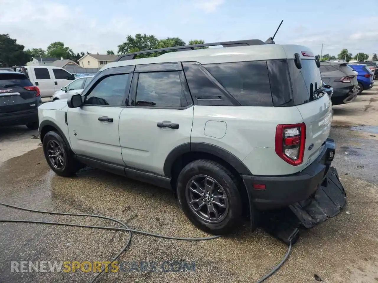 2 Photograph of a damaged car 3FMCR9B69NRD17965 FORD BRONCO 2022