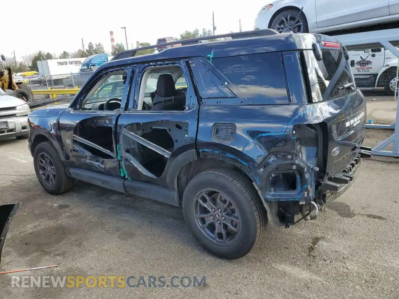 2 fotografías del automóvil dañado 3FMCR9B69NRD25547 FORD BRONCO 2022