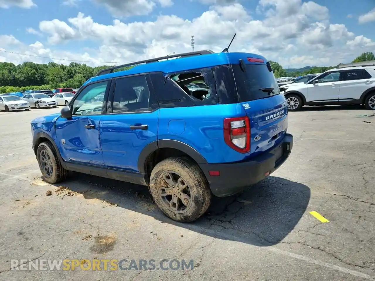 2 fotografías del automóvil dañado 3FMCR9B69NRD36273 FORD BRONCO 2022