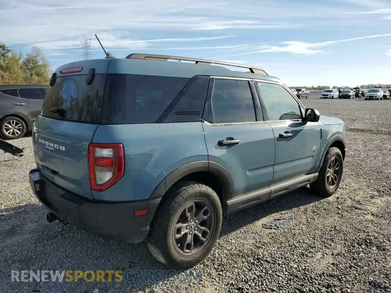 3 Photograph of a damaged car 3FMCR9B69NRD70679 FORD BRONCO 2022