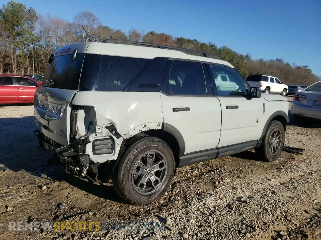 3 fotografías del automóvil dañado 3FMCR9B6XNRD18137 FORD BRONCO 2022