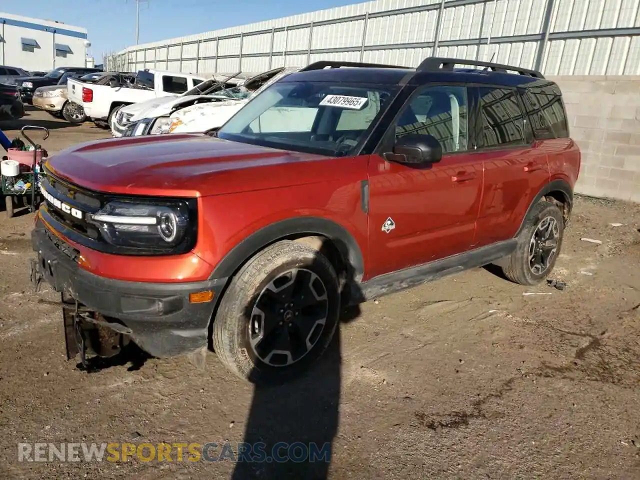 1 Photograph of a damaged car 3FMCR9C60NRE28726 FORD BRONCO 2022
