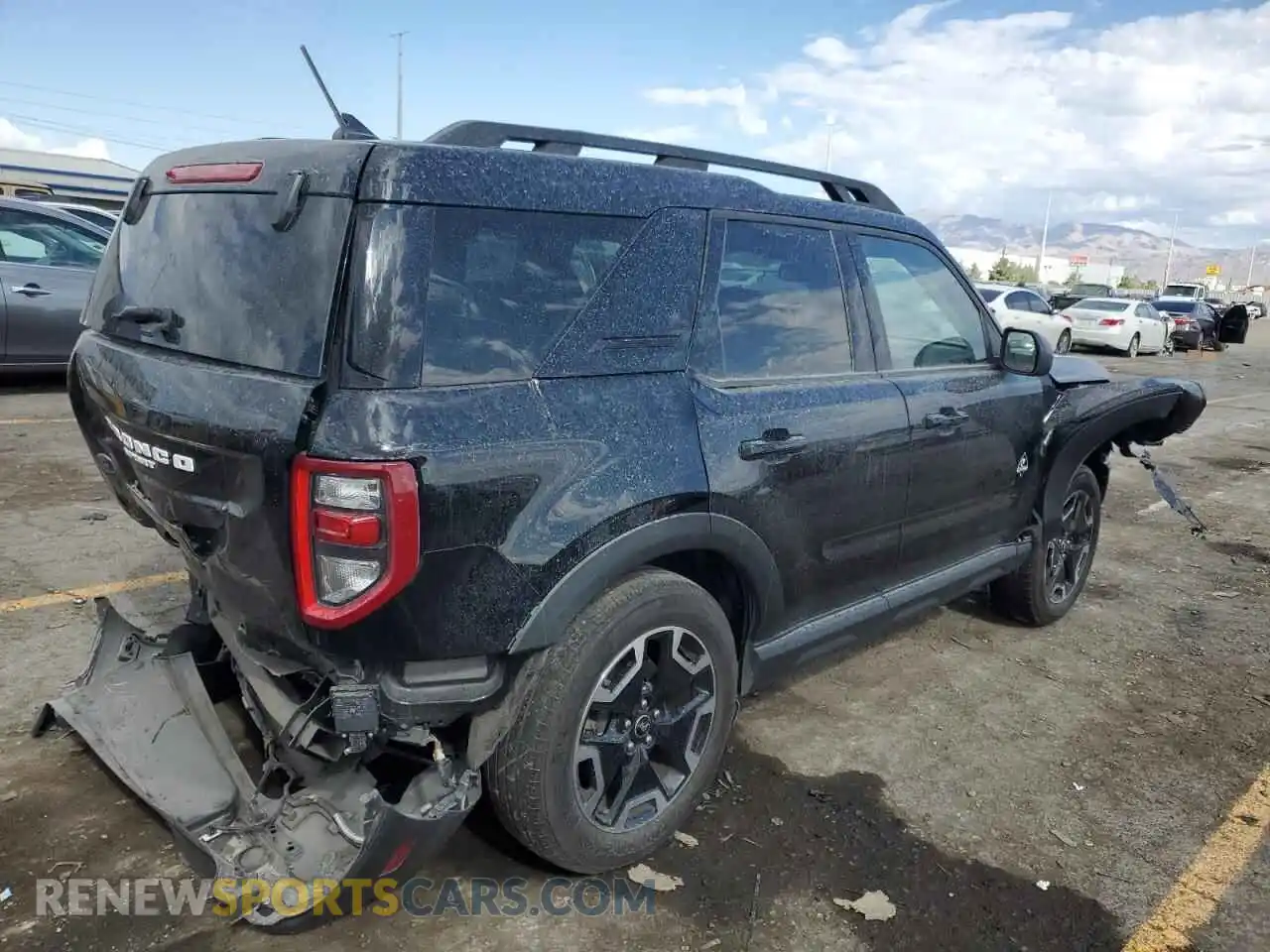 3 Photograph of a damaged car 3FMCR9C64NRD12817 FORD BRONCO 2022