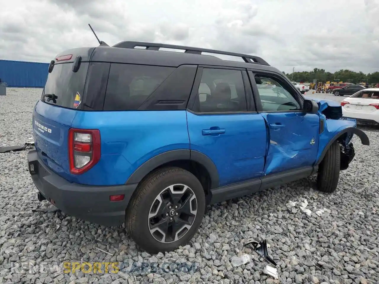 3 Photograph of a damaged car 3FMCR9C68NRE29994 FORD BRONCO 2022