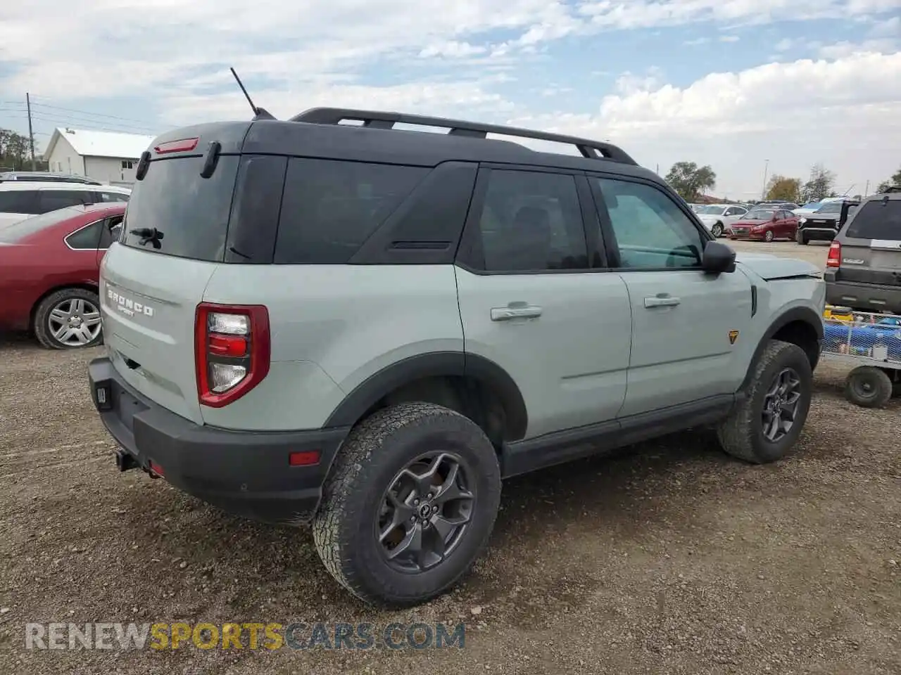 3 Photograph of a damaged car 3FMCR9D91NRD80355 FORD BRONCO 2022