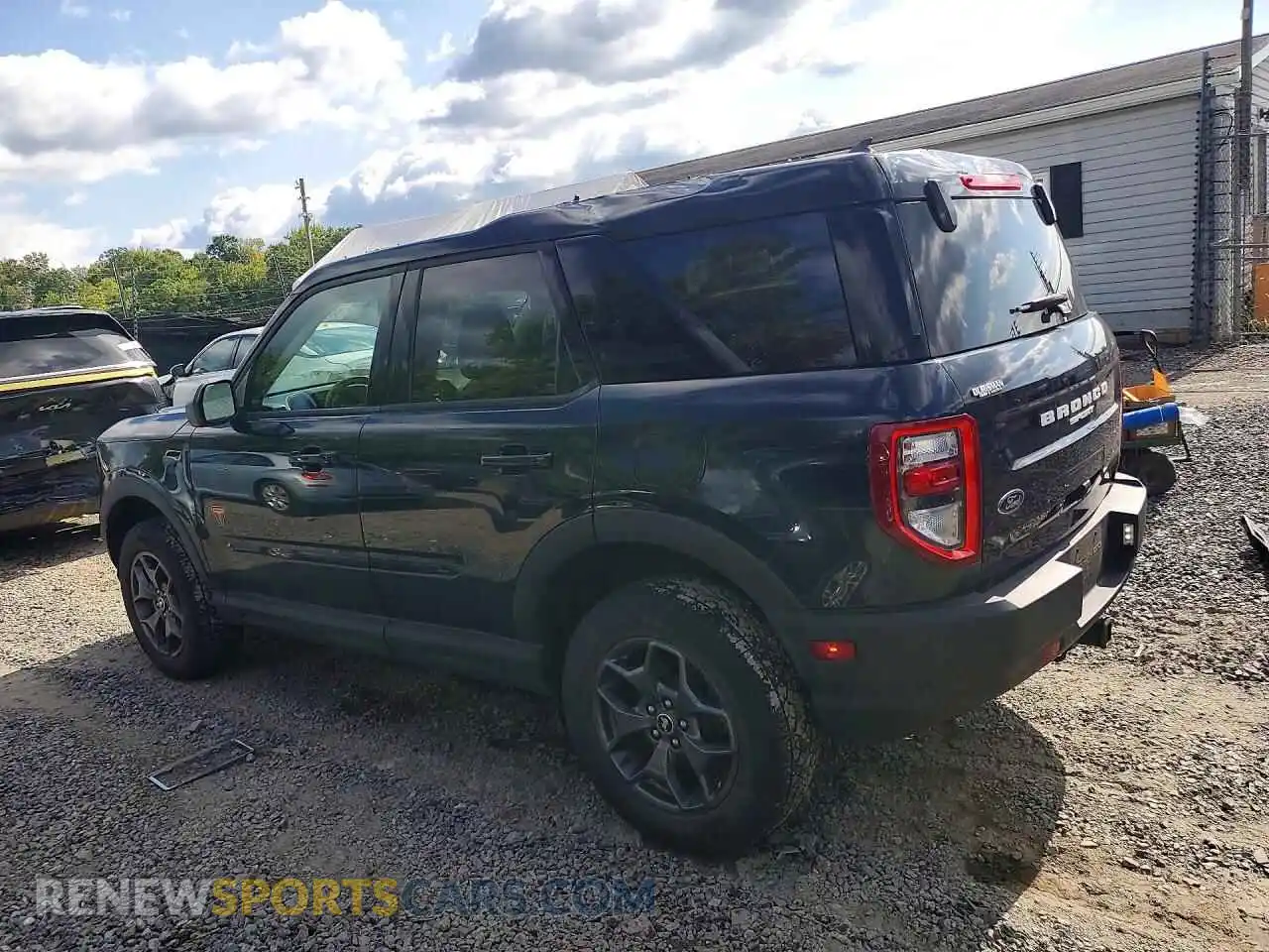 2 Photograph of a damaged car 3FMCR9D91NRD80677 FORD BRONCO 2022