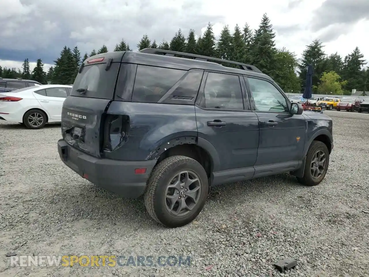 3 Photograph of a damaged car 3FMCR9D92NRE20989 FORD BRONCO 2022