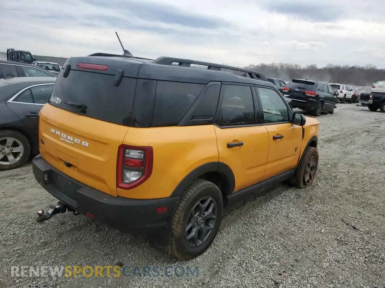 3 Photograph of a damaged car 3FMCR9D93NRD21825 FORD BRONCO 2022